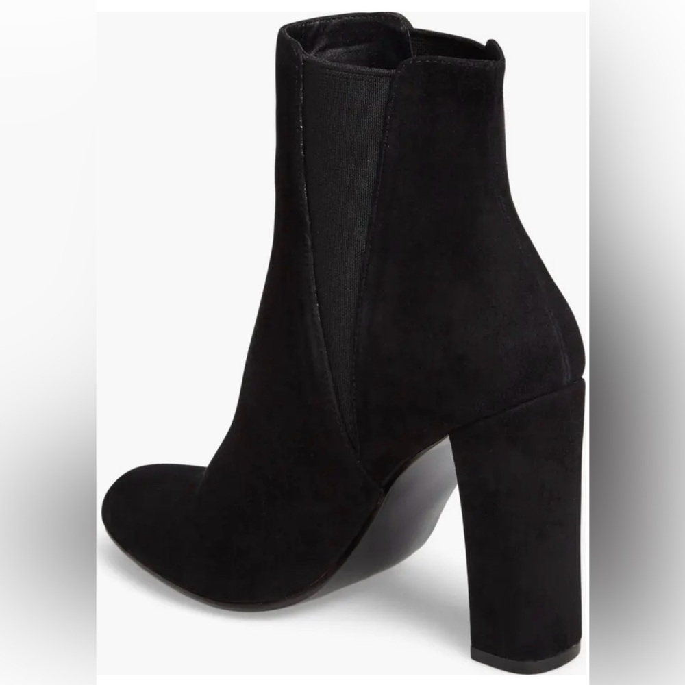 Effect Block Heel Bootie - Picture 2 of 5